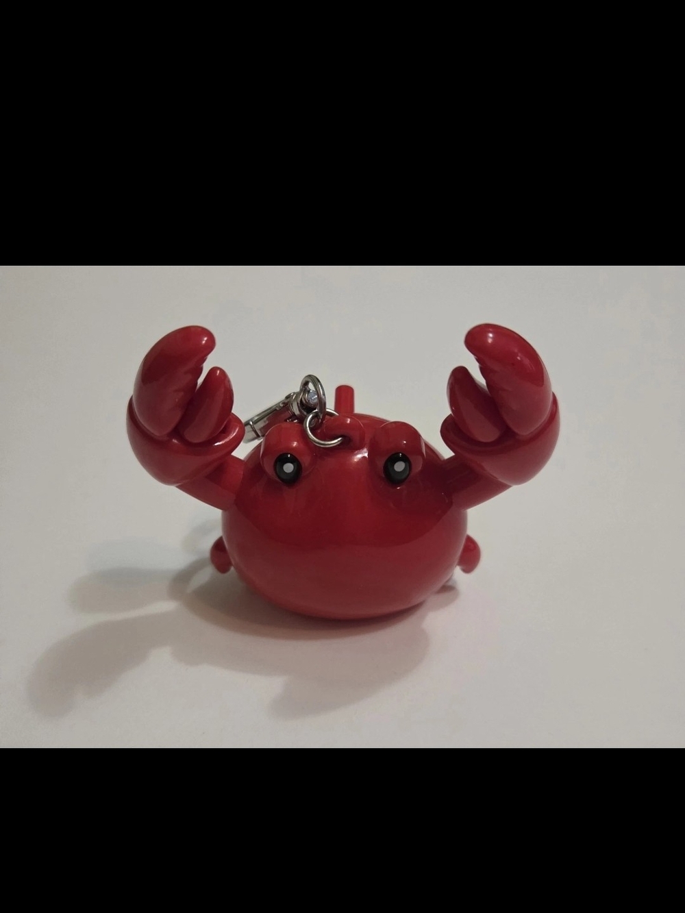 Bath & Body Works Red Crab Charm Keychain